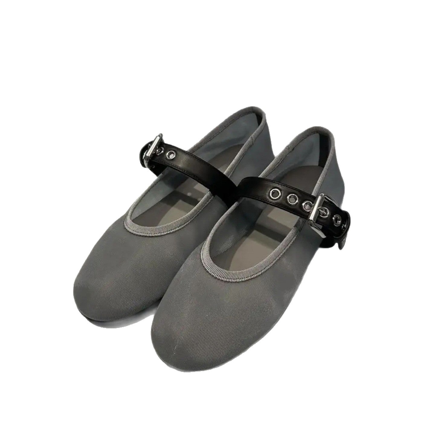 Mia | Mary Jane Ballet Flats - Breathable Mesh Buckle