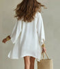 Linen Cardigan, Vest & Shorts Three-Piece Set | Rosalind