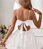 Tiered Bow-Back Mini Dress | Elodie